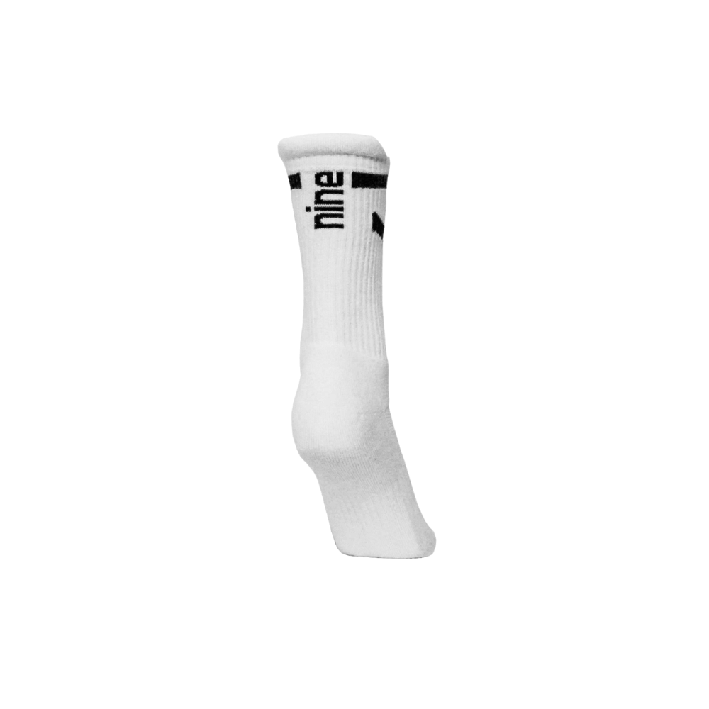 Ninesquared Jump sock white-black