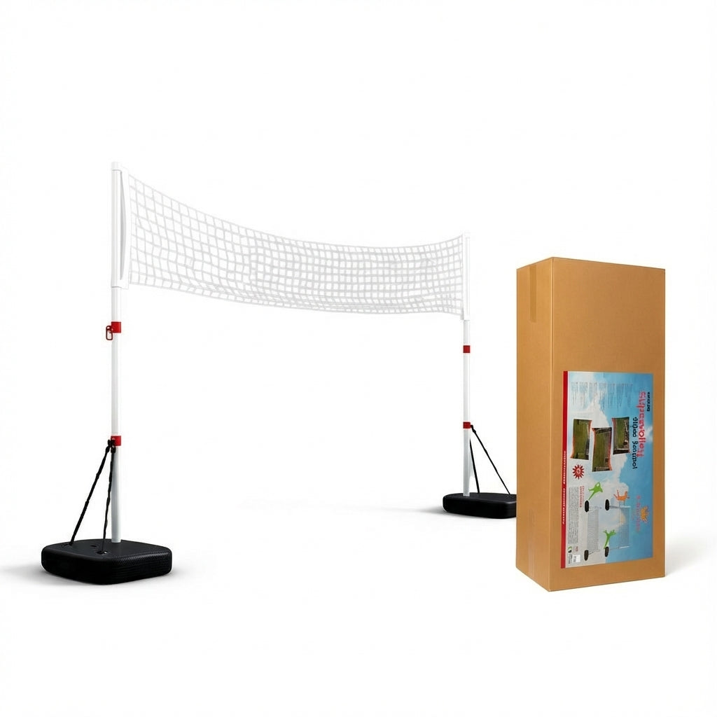 Komplet vrtne mreže za mini odbojko – nastavljiva in stabilna