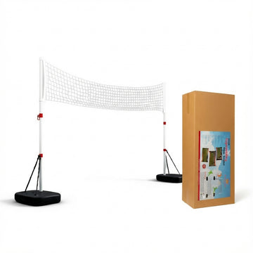 Komplet vrtne mreže za mini odbojko – nastavljiva in stabilna